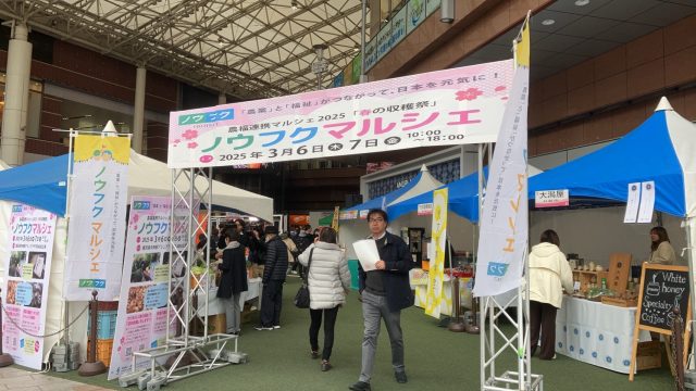 ノウフクマルシェ2025春の収穫祭♪始まりました！