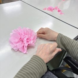 桜の飾りを作りました🌸♪