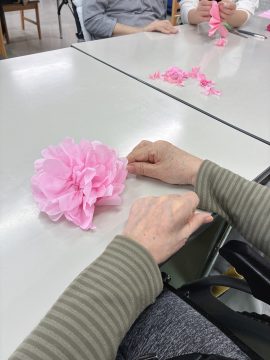 桜の飾りを作りました🌸♪