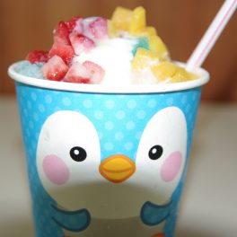 🍧 終了式に特製かき氷！フルーツたっぷりで夏を満喫