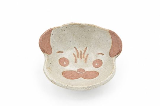 小皿（イヌ顔）